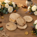 Rodajas redondas de madera natural para decoración y manualidades, 6 cm, 300 g | Floristik24.es