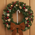 Adorno de cristal con forma de bastón de caramelo, decoración navideña nostálgica para el árbol, 22 cm. | Floristik24.es