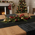 Cinta decorativa de terciopelo para usar como camino de mesa, rollo de 25 cm x 2 m. | Floristik24.es
