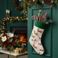 Calcetín navideño con estampado de perro salchicha, 50 cm | Floristik24.es