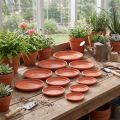 Posavasos “Linda” terracota Ø12cm - 44cm, 1ud | Floristik24.es