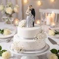 Pareja de aniversario de bodas de plata 10 cm | Floristik24.es