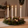Velas de cera PURE velas de palo blanco 250/23mm cera natural 4 piezas | Floristik24.es