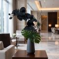 Orquidea para decorar Negra 54cm | Floristik24.es