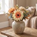 Gerbera artificial flor artificial albaricoque Ø11cm L50cm | Floristik24.es