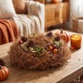 Fibra decorativa de tamarindo natural, 500 g, fibra artesanal, decoración florística | Floristik24.es