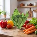 Decoración vegetal de brócoli artificial en verde Ø12cm H15cm | Floristik24.es