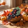 Uvas artificiales decorativas para un diseño interior elegante. | Floristik24.es