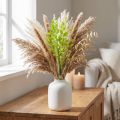 Césped artificial decorativo hierba temblorosa verde 47 cm paquete de 3 piezas | Floristik24.es