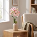 Clavel barbudo clavel artificial Rosa Melocotón 52cm | Floristik24.es