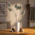 Decoración de invierno rama de pino de montaña nevada artificialmente L70cm | Floristik24.es