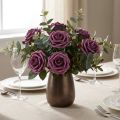 Rosas de foam Ø7,5cm Malva 18uds | Floristik24.es