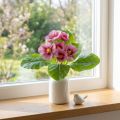 Prímulas Flores Artificiales Prímulas Rosa H25cm | Floristik24.es