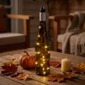 Botella de luz LED blanco cálido 73cm 15L | Floristik24.es