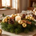 Mini bolas navideñas de cristal doradas Ø2,5cm 22 uds | Floristik24.es