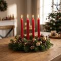 Velas Cónicas Velas Rojas Vela Decoración Navidad Ø21/170mm 6 Piezas | Floristik24.es
