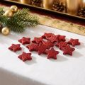 Estrellas decorativas dispersas rojo 2,5 cm mica 96 piezas | Floristik24.es