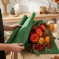 Papel crepé floristería verde oscuro 50x250cm | Floristik24.es