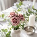 Rosa de espuma Ø3,5cm rosa viejo 48 piezas | Floristik24.es