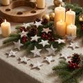 Mini estrellas de abedul de 2 cm a 2,5 cm, blanqueadas, 150 unidades. | Floristik24.es