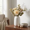 Flor artificial crema crisantemo con 2 flores L70cm | Floristik24.es