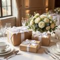 Cinta de regalo decorativa blanca 50m varios tamaños | Floristik24.es