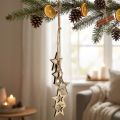 Colgador decorativo para árbol estrella 50cm natural 1ud | Floristik24.es