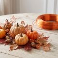 Alambre de aluminio para manualidades, naranja, Ø2 mm, 500 g, 60 m, para decoraciones DIY | Floristik24.es