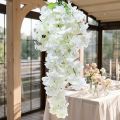Rama de cerezo en flor con 5 ramas artificial blanca 75cm | Floristik24.es