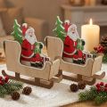 Trineo deco con trineo de Navidad de Papá Noel 10cm 2pcs | Floristik24.es