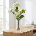 Planta bola de nieve flor artificial Virburnum blanco Ø8cm 64cm | Floristik24.es