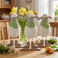 Decoración de Pascua decoración de mesa de ovejas figuras de decoración de Pascua 37cm 3 piezas | Floristik24.es