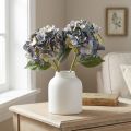 Flores artificiales en hortensia azul grande Ø15cm L58cm 2ud | Floristik24.es