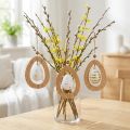 Huevo de Pascua para colgar con patrón de huevos de Pascua Decoración de Pascua H12cm 3 uds | Floristik24.es