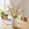Huevos de Pascua para colgar huevos de plástico de colores 4×5,5cm 10uds | Floristik24.es