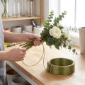 Alambre de aluminio Oliva 2mm 500g - Flexible y maleable para proyectos de bricolaje, manualidades y floristería | Floristik24.es