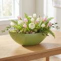 Cuenco decorativo verde claro 55,5 cm x 14 cm H17,5 cm 1 pieza | Floristik24.es