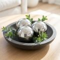 Bolas de acero inoxidable para decoración Ø6cm 10 piezas | Floristik24.es