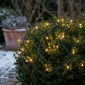 Red de iluminación exterior para boj, cadena de luces con 60 LED, Ø35cm | Floristik24.es
