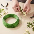 Alambre de aluminio Ø2mm Verde mayo 60m 500g Alambre decorativo Alambre para joyería Alambre para manualidades | Floristik24.es