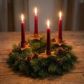 Decoración de velas portavelas estrella para pegar óxido Ø5cm 4uds | Floristik24.es