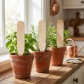 Estacas de jardín estacas de madera para hierbas &amp; Co 10cm 12uds | Floristik24.es