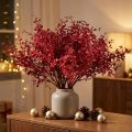 Arbusto de eucalipto rojo planta artificial eucalipto 28cm 3ud | Floristik24.es