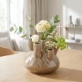 Jarrón Decoración Marítima Diseño Coral Marrón Ø14,5cm H14cm | Floristik24.es