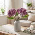 Hortensias artificiales moradas, flores artificiales, hortensias de 34 cm, 2 unidades | Floristik24.es