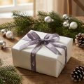 Cinta de regalo estrellas Cinta navideña cinta morada 15mm 20m | Floristik24.es