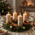Vela de pilar PURE velas Wenzel beige 130/60mm | Floristik24.es