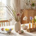 Decoración de conejito de Pascua en forma de panal para colgar 7×4,5×6cm 5uds | Floristik24.es