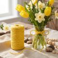 Cinta de yute cordón de yute cinta decorativa cinta de yute amarillo Ø4mm 100m | Floristik24.es