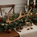 Cuernos artificiales decorativos, decoración rústica para cabaña, 50 cm | Floristik24.es